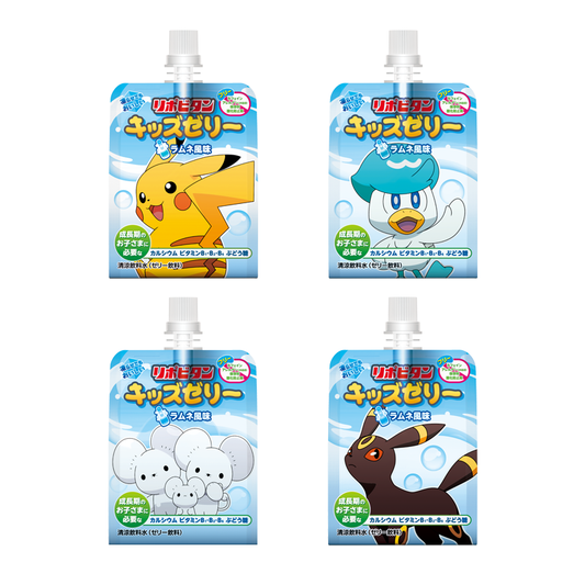 Taisho Lipovitan Kids Jelly Ramune Flavor 125gx6x5 LipovitanPokemon吸吸果冻 弹珠汽水风味 大正製薬 リポビタンキッズゼリー ラムネ風味