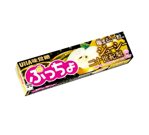 UHA Mikakuto Puccho Soft Candy Stick Juicy Pear 50gx10 UHA  味觉糖 日本梨味 味覚糖　ぷっちょ　ジューシー二十世紀梨１０粒