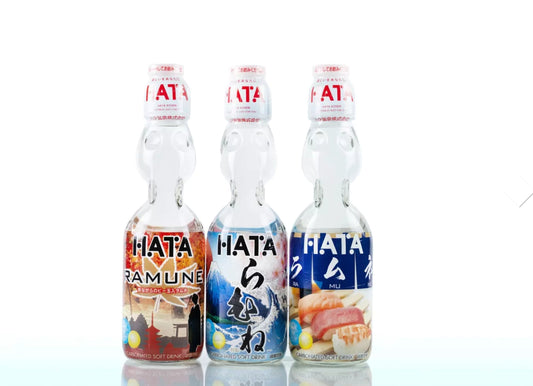 Hata ramune Japan Edition 200ml x 30 Hata 波子汽水 日本观光系列特别版 (随机设计包装) ハタ 瓶ラムネ ジャパン