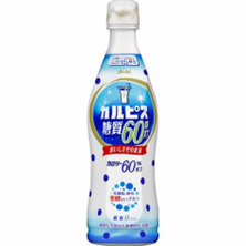 Asahi Calpis Concentrate Syrup Sugar off 60% Sanrio 470mlx12 Calpis 60%减糖 浓缩 Sanrio版本 カルピス　糖質６０％オフ　４７０ｍｌ