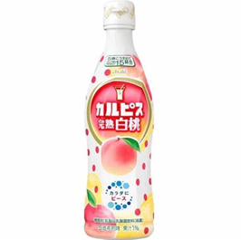 Asahi Calpis Concentrate Syrup White Peach Sanrio 470mlx12 Asahi 朝日可尔必思乳酸菌浓缩饮料 完熟白桃味Sanrio版本 カルピス　完熟白桃　４７０ｇ