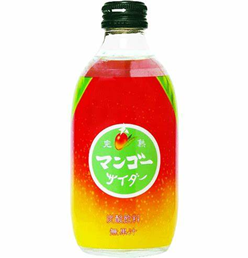 Tomomasu mango soda 300ml x 24 友树碳酸汽水饮料 芒果味 友桝飲料 完熟マンゴーサイダー
