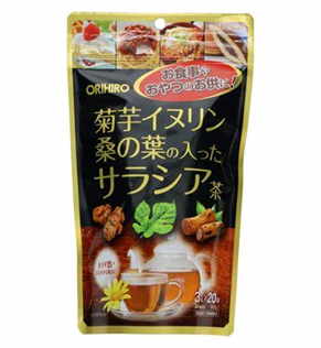 Orihiro salacia tea pack 3gx20x40 Orihiro 菊芋粉桑叶五层龙茶 オリヒロ サラシア茶