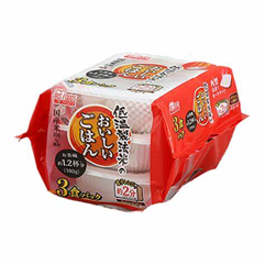 IRIS Microwaveable rice 3pcs 540gx8 低温制法速食米饭 低温製法米のおいしいごはん   国産米100% 180×3p