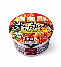 Hikari Miso Menraku Cup Ramen Sichuan Spicy Sesame 91,2gx12 Hikari Menraku 面乐拉面 四川担担面 碗装 【輸出用】麺楽 カップラーメン 汁なし坦々風
